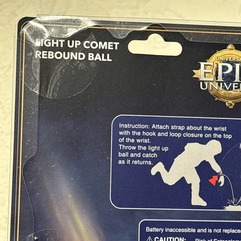 Universal Epic Universe Stardust Racers Light Up Comet Rebound Ball EXCLUSIVE